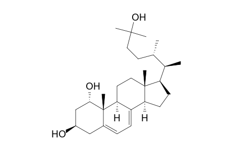 (1S,3R,9S,10R,13R,14R,17R)-17-[(1R,2S)-5-hydroxy-1,2,5-trimethyl-hexyl]-10,13-dimethyl-2,3,4,9,11,12,14,15,16,17-decahydro-1H-cyclopenta[a]phenanthrene-1,3-diol