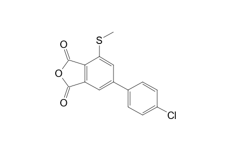 1,3-Isobenzofurandione, 6-(4-chlorophenyl)-4-(methylthio)-