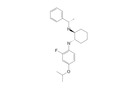 (1S,2S)-N(1)-(2-FLUORO-4-ISOPROPOXYPHENYL)-N(2)-[(S)-1-PHENYLETHYL]-CYCLOHEXANE-1,2-DIAMINE