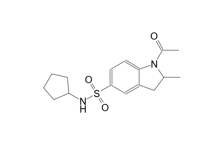 1-acetyl-N-cyclopentyl-2-methyl-5-indolinesulfonamide