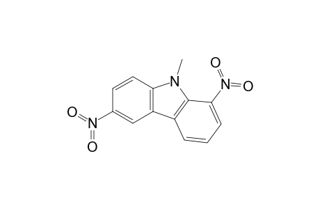 9-Methyl-1,6-dinitro-carbazole