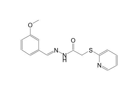 N'-[(E)-(3-methoxyphenyl)methylidene]-2-(2-pyridinylsulfanyl)acetohydrazide