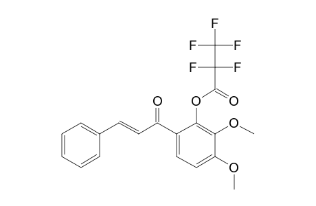 3',4'-Dimethoxy-2'-hydroxychalcone, pentafluoropropionate