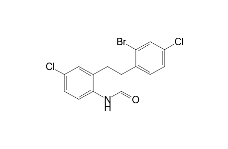 N-{2-[2'-(2"-Bromo-4"-chlorophenyl)ethyl]-4'''-chlorophenyl}formamide