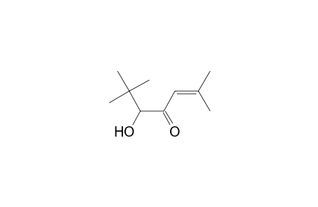 2,6,6-trimethyl-5-oxidanyl-hept-2-en-4-one