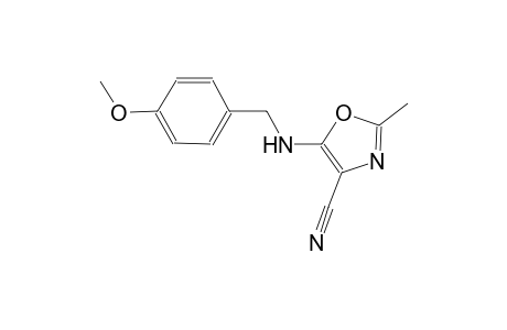 5-[(4-methoxybenzyl)amino]-2-methyl-1,3-oxazole-4-carbonitrile