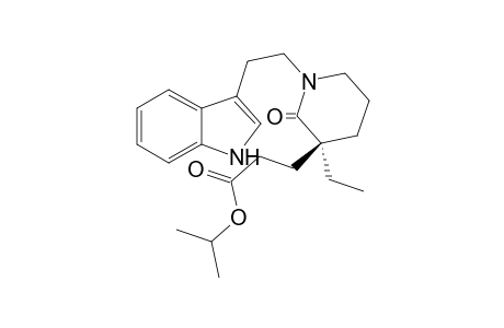 3-[2-(3-Isopropyloxycarbonylpropyl)-3-ethyl-2-oxopiperidin-1-yl)ethyl]indole