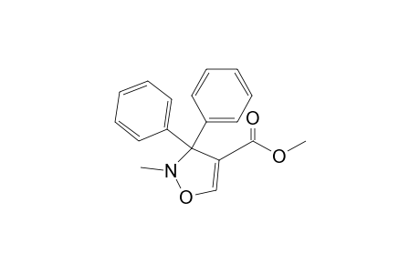 2-Methyl-3,3-diphenyl-4-isoxazolecarboxylic acid methyl ester