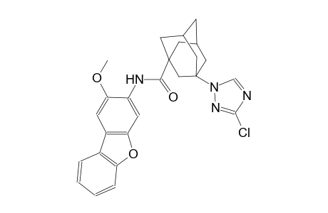 3-(3-chloro-1H-1,2,4-triazol-1-yl)-N-(2-methoxydibenzo[b,d]furan-3-yl)-1-adamantanecarboxamide