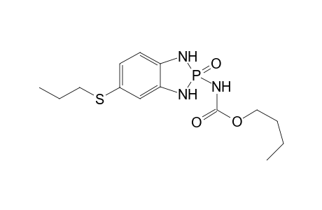 (2-Oxo-5-propylsulfanyl-2,3-dihydro-1H-2lambda(5)-benzo[1,3,2]diazaphosphol-2-yl)-carbamic acid butyl ester