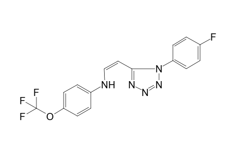 N-((Z)-2-[1-(4-Fluorophenyl)-1H-tetraazol-5-yl]ethenyl)-4-(trifluoromethoxy)aniline