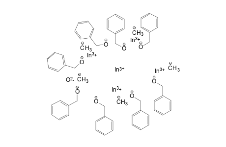 indium(III) pentamethanide oxide octakis(phenylmethanolate)