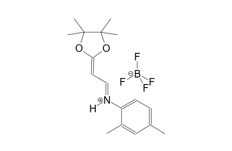 (E)-2,4-dimethyl-N-(2-(4,4,5,5-tetramethyl-1,3-dioxolan-2-ylidene)ethylidene)benzenaminium tetrafluoroborate