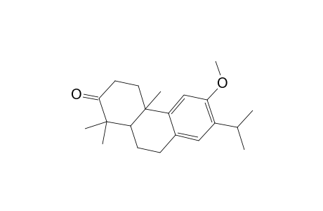 2(1H)-Phenanthrenone, 3,4,4a,9,10,10a-hexahydro-6-methoxy-1,1,4a-trimethyl-7-(1-methylethyl)-, (4aS-trans)-