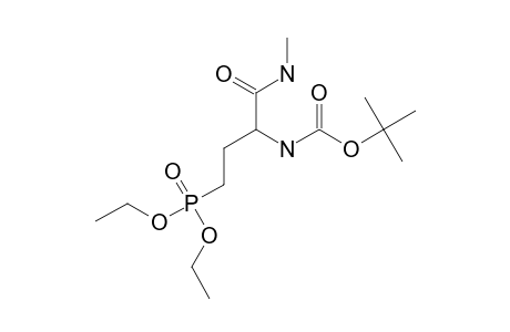 2-(TERT.-BUTOXYCARBONYL-AMINO)-4-(DIETHYLPHOSPHONO)-N-METHYL-BUTANAMIDE