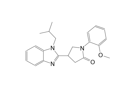 4-(1-isobutyl-1H-benzimidazol-2-yl)-1-(2-methoxyphenyl)-2-pyrrolidinone