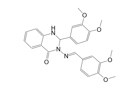 2-(3,4-dimethoxyphenyl)-3-{[(E)-(3,4-dimethoxyphenyl)methylidene]amino}-2,3-dihydro-4(1H)-quinazolinone