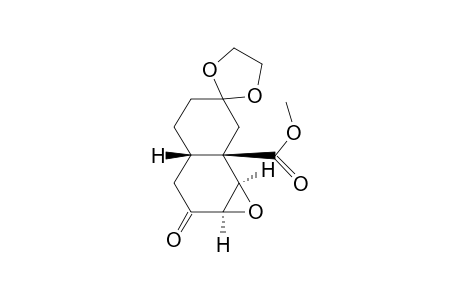 (1.beta.,2.beta.,4a.beta.,8a.alpha.)-1,2,4a,5,6,7,8,8a-Octahydro-8a.beta.-carbomethoxy-7,7-ethylenedioxy-1.alpha.,2.alpha.-epoxy-3(4H)-oxonaphthalene