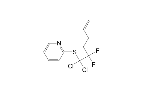 2-(1,1-dichloro-2,2-difluoro-hex-5-enyl)sulfanylpyridine