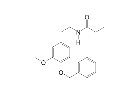 4-Benzyloxy-3-methoxyphenethylamine PROP