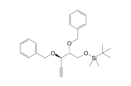 tert-Butyl-[(2R,3R)-2,3-dibenzoxypent-4-ynoxy]-dimethyl-silane