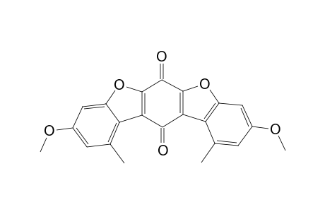 Benzo[1,2-b:5,4-b']bisbenzofuran-6,12-dione, 3,9-dimethoxy-1,11-dimethyl-