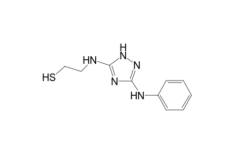 2-[(5-anilino-1H-1,2,4-triazol-3-yl)amino]ethanethiol