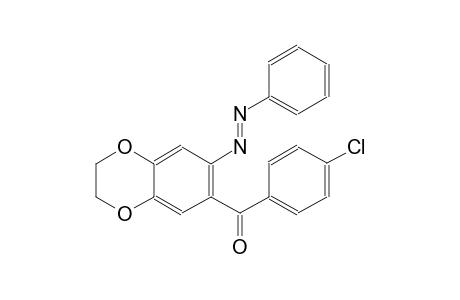 methanone, (4-chlorophenyl)[2,3-dihydro-7-[(E)-phenylazo]-1,4-benzodioxin-6-yl]-