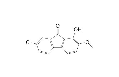 1-Hydroxy-7-chloro-2-methoxyfluoren-9-one