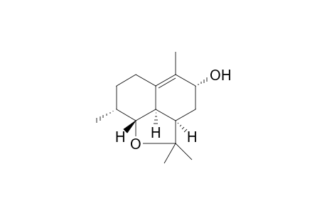 5,11-Epoxycadin-1(10)-en-9-ol