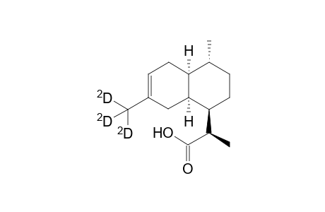 [15-C2H3]-2-(4,7-Dimethyl-(1.alpha.H),2,3,(4.beta.H),(4a.alpha..H),5,8,(8a.beta.H)-octahydronaphthalen-1-yl)propionic acid