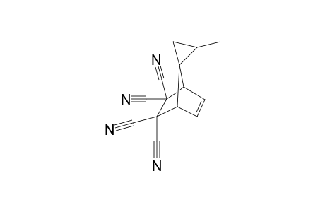 Spiro[1-methylcyclopropane-3.7'-(bicyclo[2.2.1]hept-5'-ene)]-2',2',3',3'-tetracarbonitrile