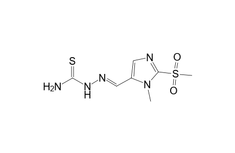 1-Methyl-2-methylsulfonyl-1H-imidazol-5-carbaldehyde thiosemicarbazone