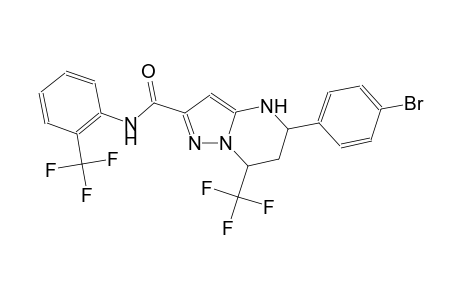 5-(4-bromophenyl)-7-(trifluoromethyl)-N-[2-(trifluoromethyl)phenyl]-4,5,6,7-tetrahydropyrazolo[1,5-a]pyrimidine-2-carboxamide