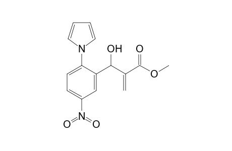 Methyl 2-[1-hydroxy-1-{5-nitro-2-(1H-pyrrol-1-yl)phenyl}methyl]propenoate