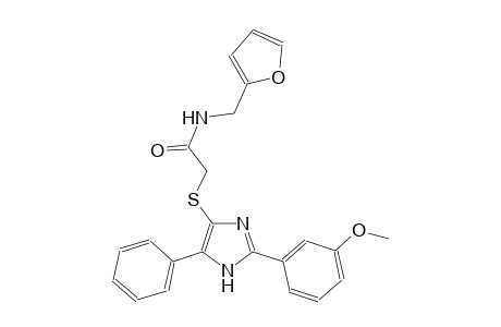 acetamide, N-(2-furanylmethyl)-2-[[2-(3-methoxyphenyl)-5-phenyl-1H-imidazol-4-yl]thio]-