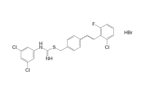 2-[p-(2-chloro-6-fluorostyryl)benzyl]-3-(3,5-dichlorophenyl)-2-thiopseudourea, monohydrobromide