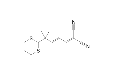 [(2E)-4-(1,3-dithian-2-yl)-4-methylpent-2-enylidene]malononitrile