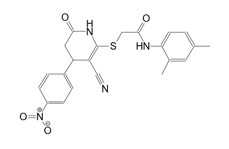 acetamide, 2-[[3-cyano-1,4,5,6-tetrahydro-4-(4-nitrophenyl)-6-oxo-2-pyridinyl]thio]-N-(2,4-dimethylphenyl)-