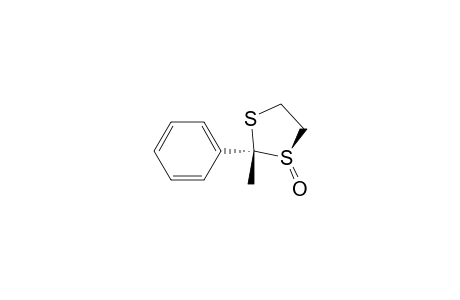 cis-2-phenyl-2-methyl-1,3-dithiolane-1-oxide