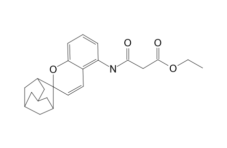 2-ETHOXYCARBONYL-N-[SPIRO-(2H-BENZO-[B]-PYRANO-2,2'-TRICYCLO-[3.3.1.1(3,7)]-DECAN-5-YL)]-ACETAMIDE