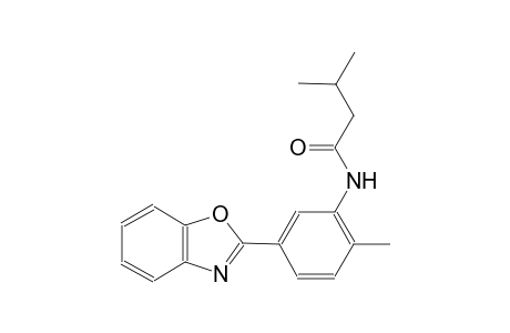 N-[5-(1,3-benzoxazol-2-yl)-2-methylphenyl]-3-methylbutanamide