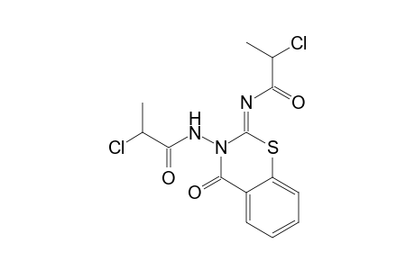2H-1,3-Benzothiazine, propanamide deriv.