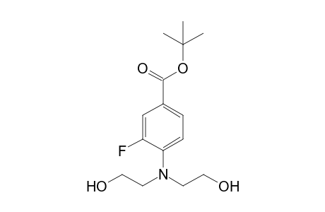4-[bis(2-hydroxyethyl)amino]-3-fluoro-benzoic acid tert-butyl ester
