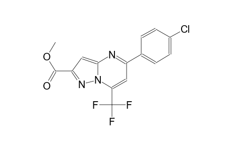 pyrazolo[1,5-a]pyrimidine-2-carboxylic acid, 5-(4-chlorophenyl)-7-(trifluoromethyl)-, methyl ester
