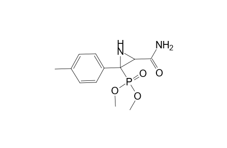 Phosphonic acid, [3-(aminocarbonyl)-2-(4-methylphenyl)-2-aziridinyl]-, dimethyl ester