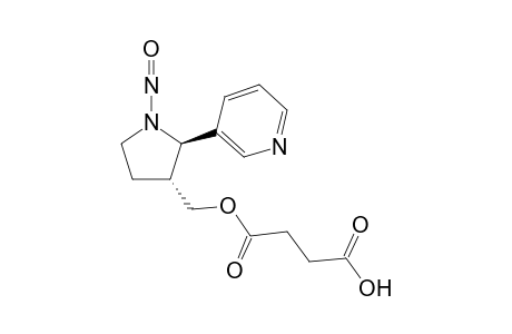 Hemisuccinate of 1-Nitroso-trans-3-(hydroxymethyl)-2-(3-pyridyl)-pyrrolidine