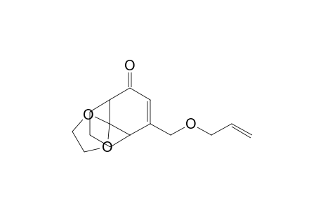 2'-(allyloxymethyl)spiro[1,3-dioxolane-2,9'-bicyclo[3.3.1]non-2-ene]-4'-one