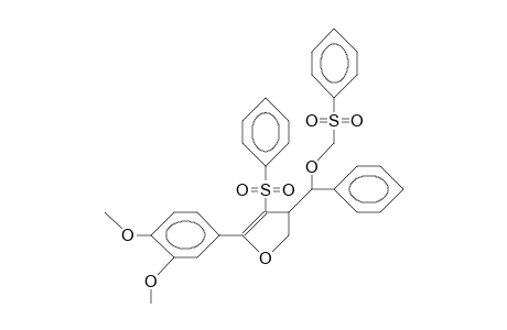 (4R,AS)-2-(3,4-dimethoxy-phenyl)-3-phenylsulfonyl-4-(A-phenylsulfonylmethoxy-benzyl)-4,5-dihydro-furan