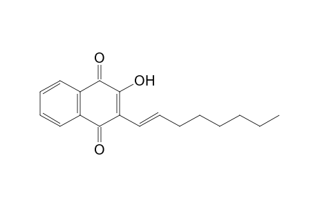 1,4-Naphthalenedione, 2-hydroxy-3-(1-octenyl)-, (E)-